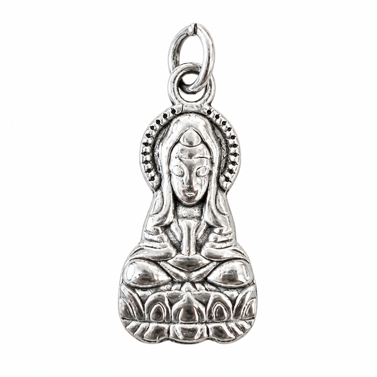 Dainty, beautiful Buddha supporter